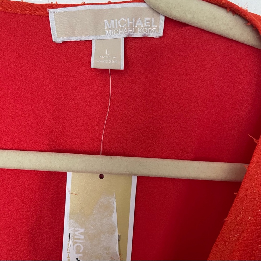 MICHAEL Michael Kors Faux Wrap Mini Dress - Picture 9 of 9